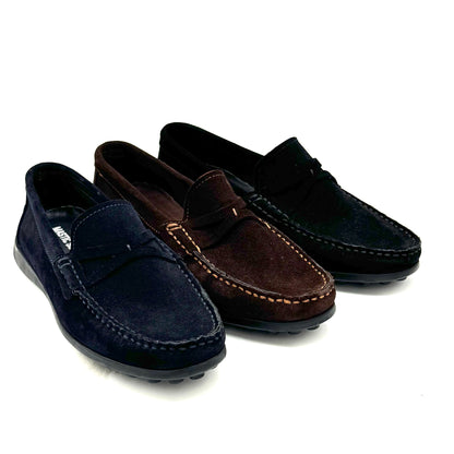 Mastic Sole 2575 – Men’s Classic Suede Driving Loafer