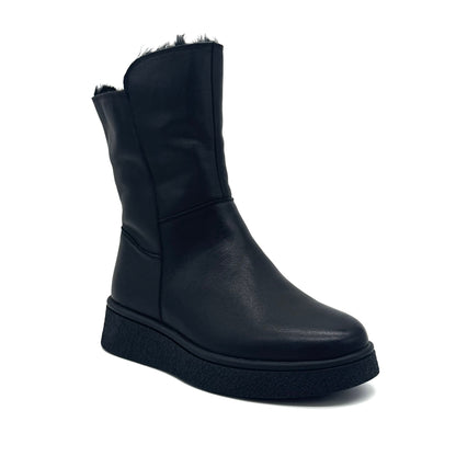 Bonavi 25-ZBU2-5 Black Leather Boot