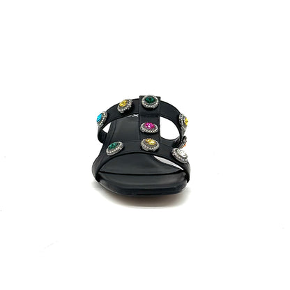 EXE KATY-414 Slide Sandal Low Block Heel