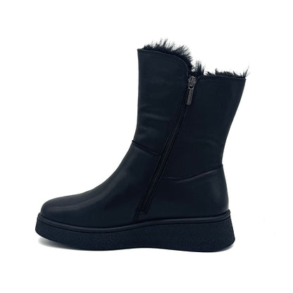 Bonavi 25-ZBU2-5 Black Leather Boot