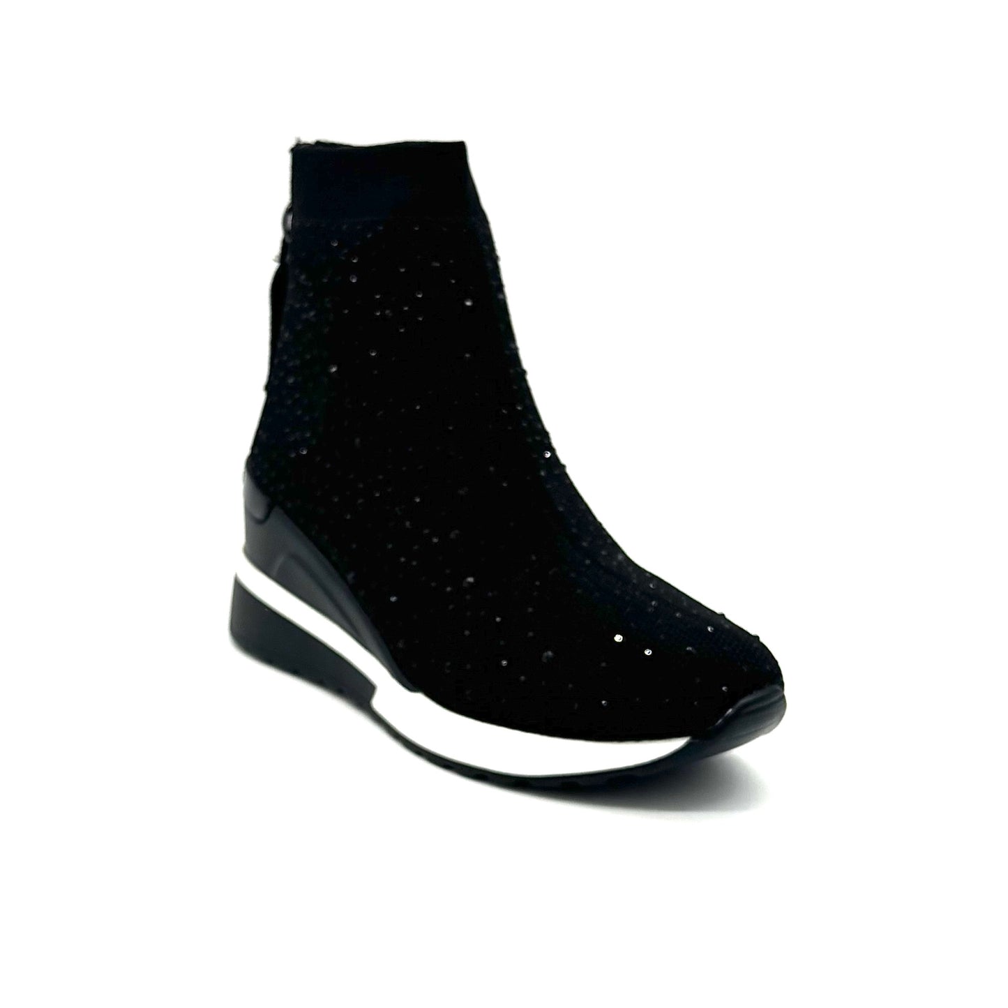 Renato Garini 34-210B High Zip Sneaker w Stones