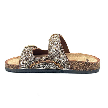 EXE   Petra – Beaded Comfort Slide