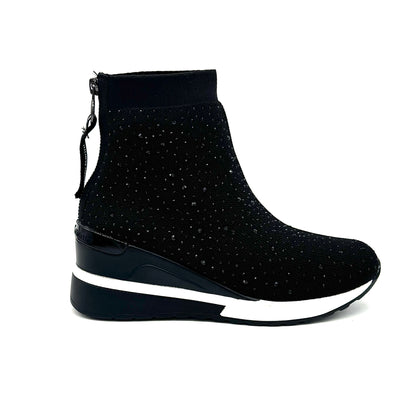 Renato Garini 34-210B High Zip Sneaker w Stones