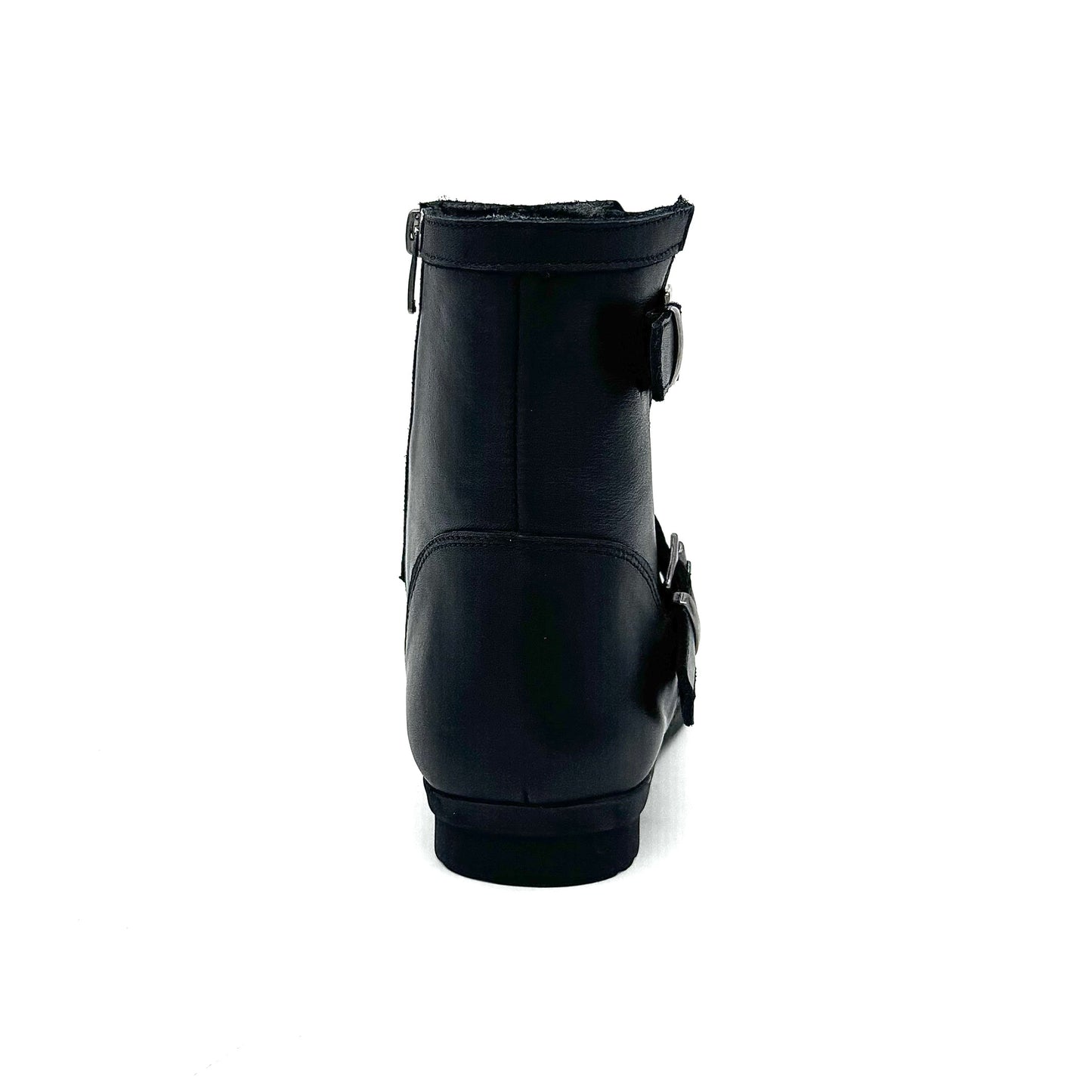 Bonavi 017-02105 Black Leather Buckle Boot