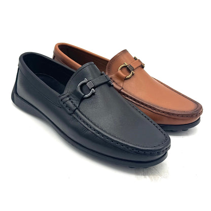Mastic Sole 2574 – Men’s Leather Bit Driving Loafer
