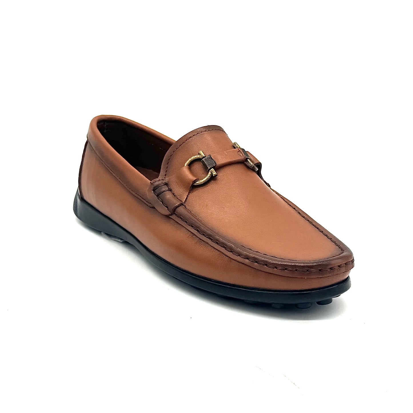 Mastic Sole 2574 – Men’s Leather Bit Driving Loafer