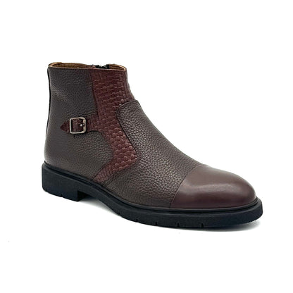 Mastic Sole Monarch BTR-33 Leather Ankle Boot