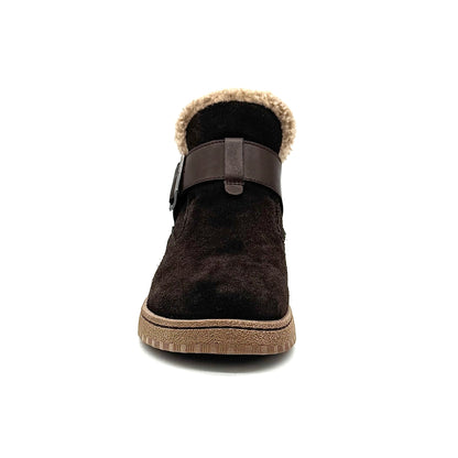 Bonavi 25-ZBE17-5 Women’s Suede Leather Ankle Boots