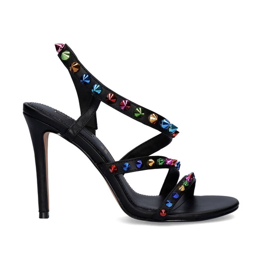 EXE JENNY-700 BLACK HIGH HEEL SANDAL