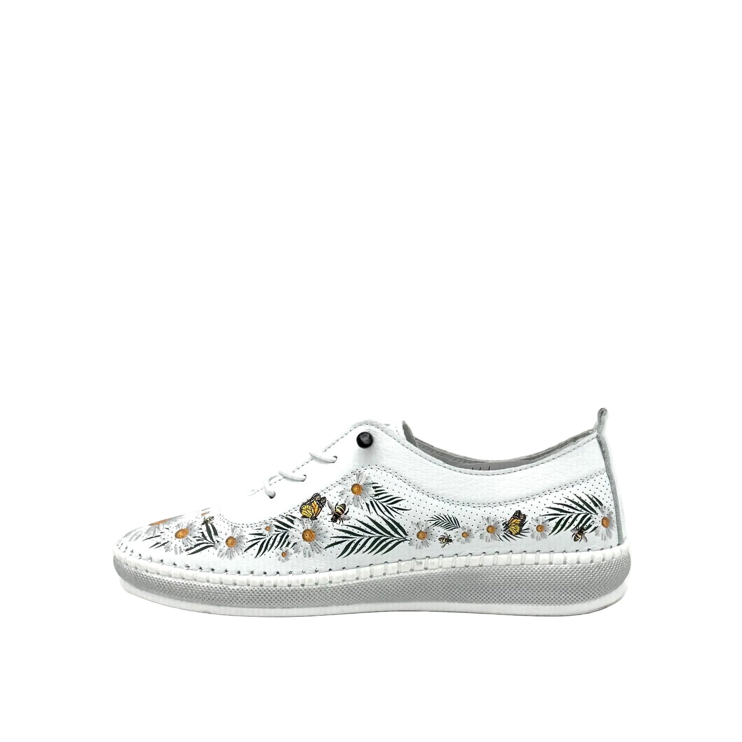 Mastic Soul 26111 Floral Print Leather Sneaker