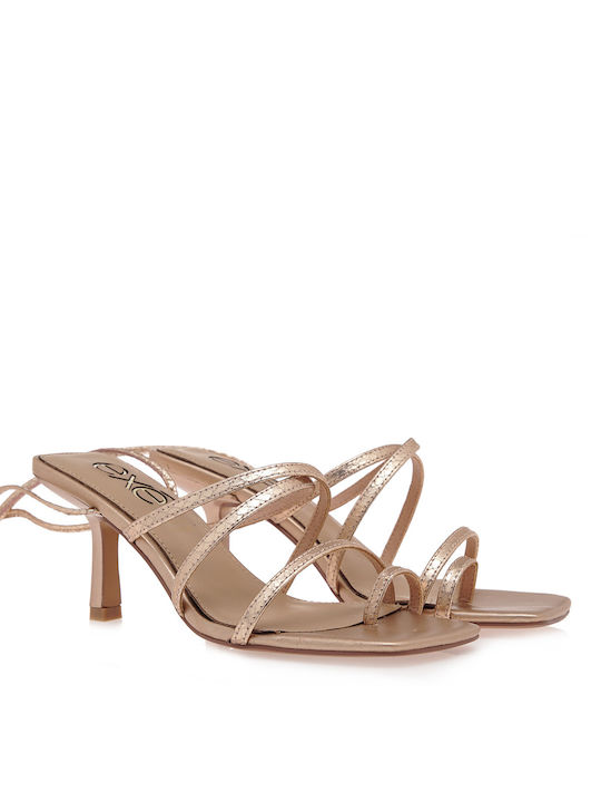 EXE CINDY-672 LOW HEEL STRAP SANDAL