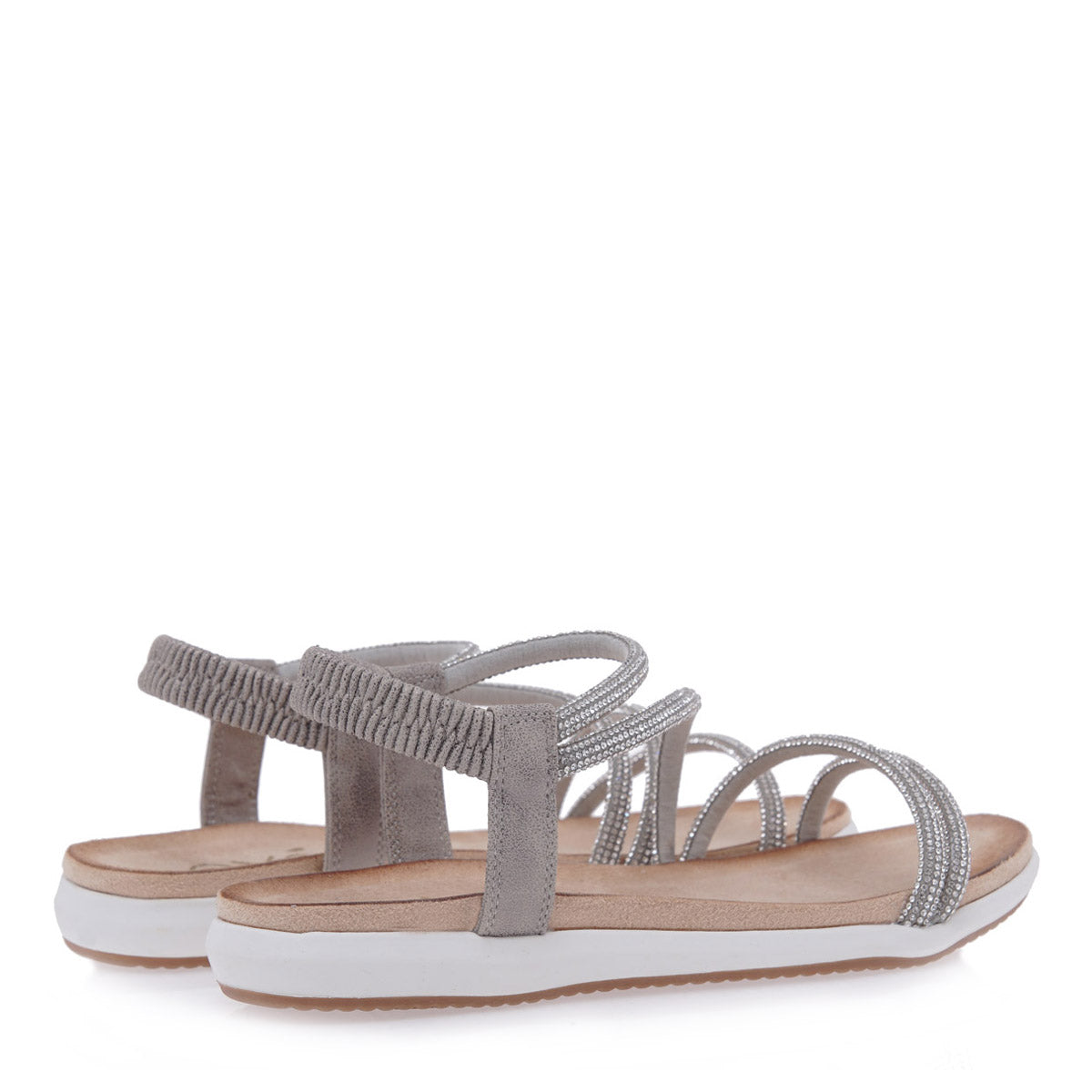 SILVER CHAIN FLAT SANDAL – AMINAH ABDUL JILLIL