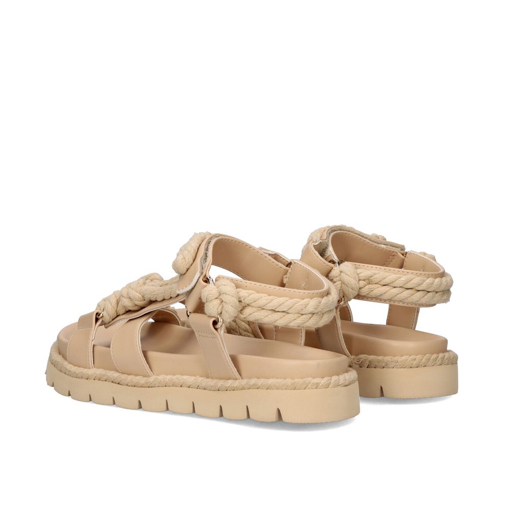Chunky Sandals Quilted Beige Sandals Buy Mango Cream Platform